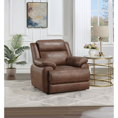 Worthington Dark Brown Padded Arm Accent Chair