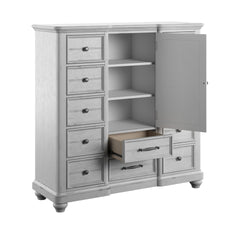 Gray 12-Drawer Master Chest With Cabinet
