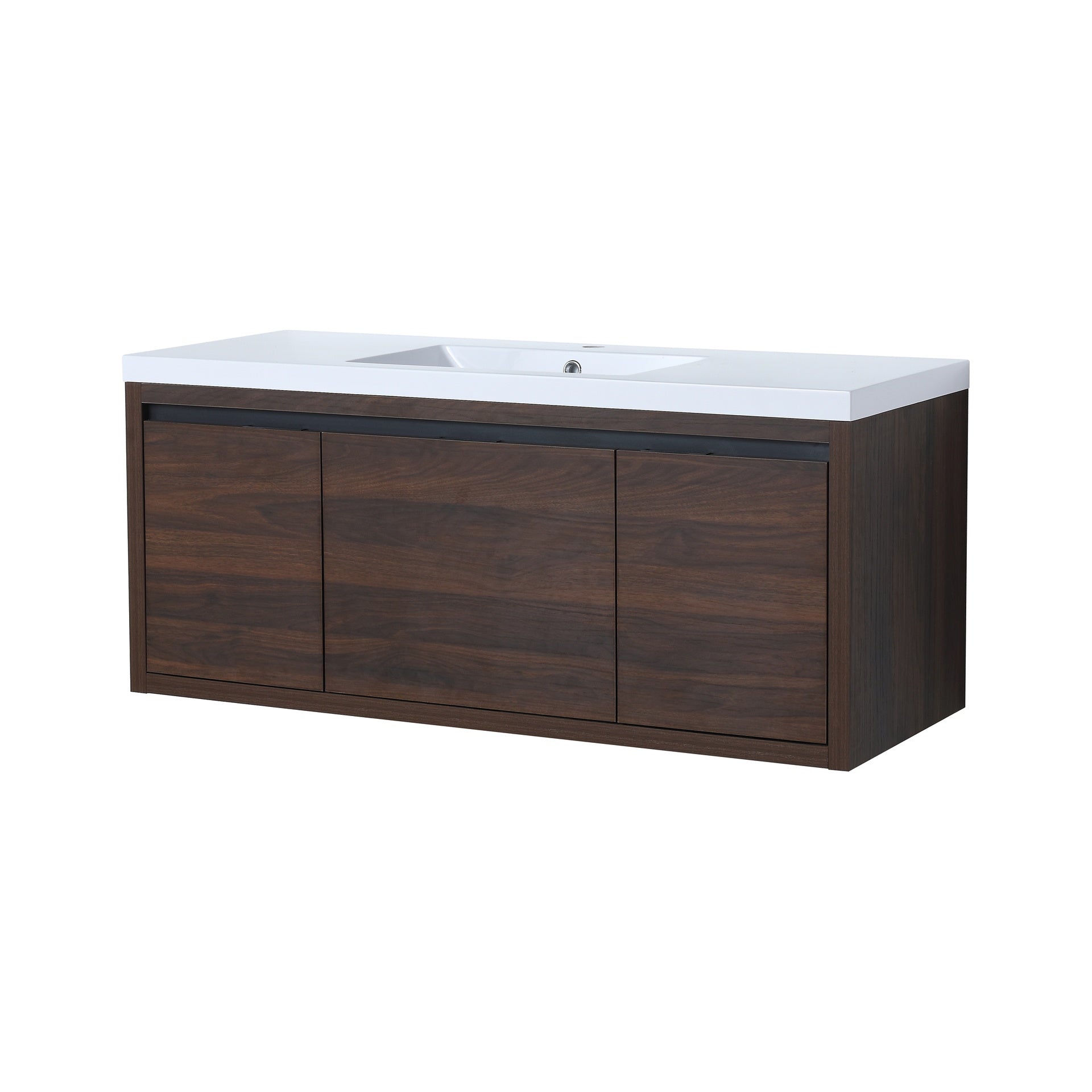 48 Inch Bathroom Cabinet With Sink,Soft Close Doors and Drawer,Float Mounting Design,48x18