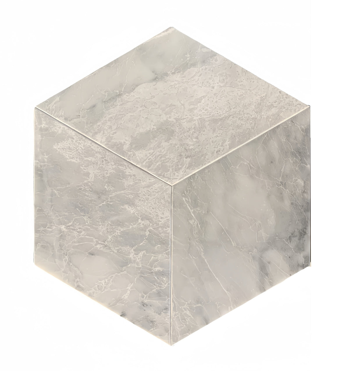 Hexagon marble tile, Carrara Gray marble, natural marble, for wall and floor, polished marble tile, natural stone, genuine marble, real marble, 1 box 12 pcs