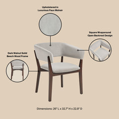 Armchair in Greige