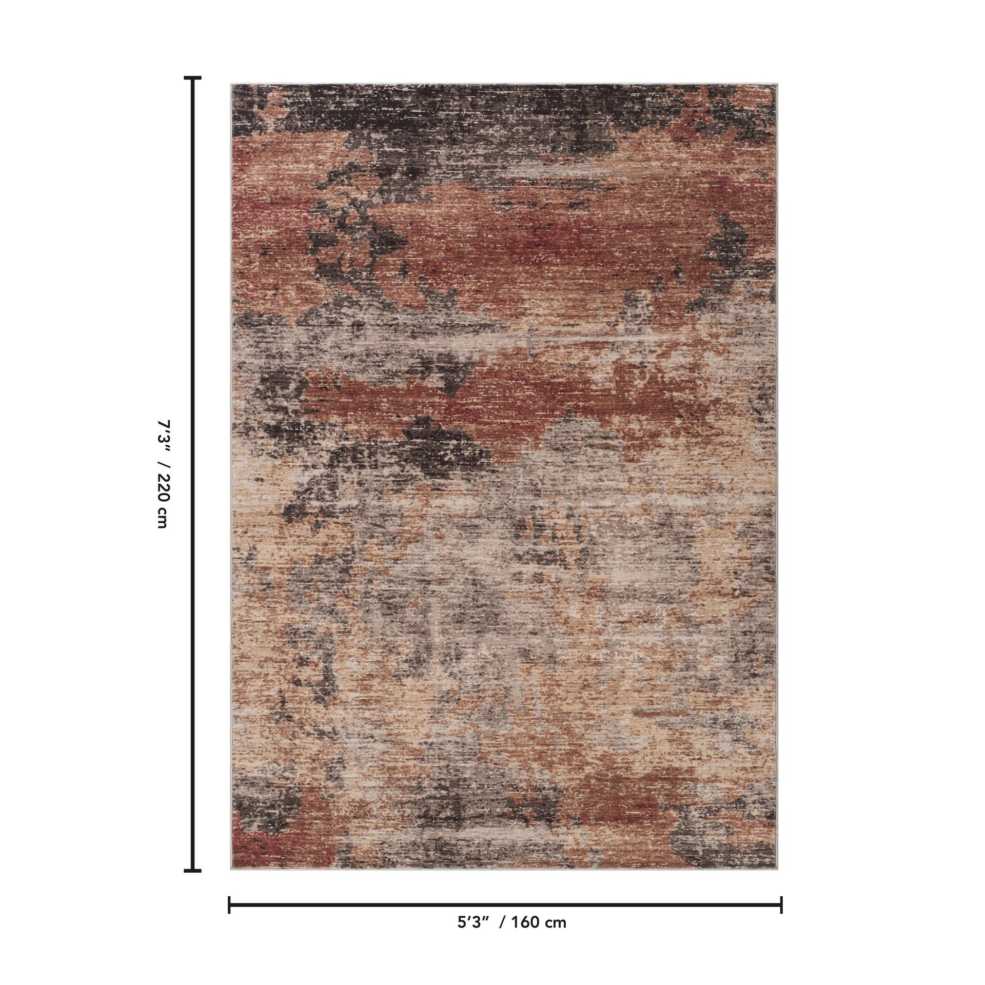 Jewel GC_STU3024 Multi 5 ft. 3 in. x 7 ft. 3 in. Area Rug