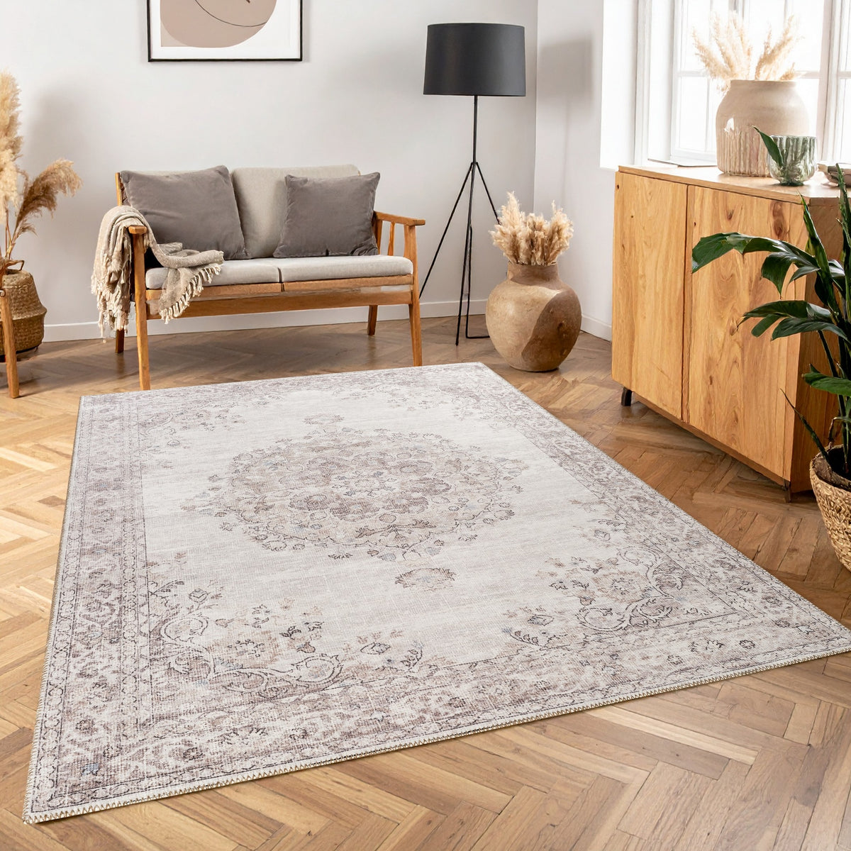 Oxford GC_NBL2012 Ivory 5 ft. 3 in. x 7 ft. 3 in. Area Rug