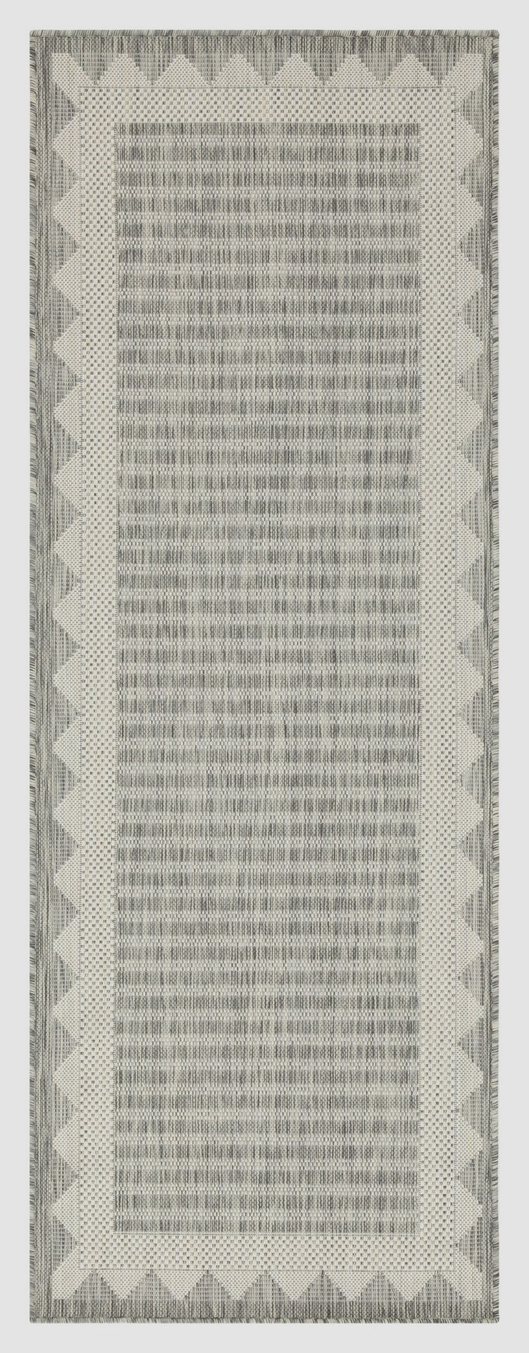 Sunshine GC_HAR2015 Silver 7 ft. 10 in. x 10 ft. 3 in. Indoor/Outdoor Area Rug