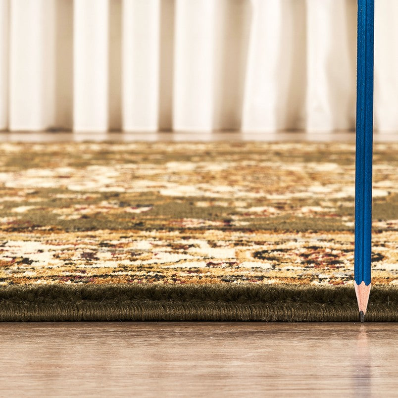 Classic GC_VIN5004 Green 10 ft. 6 in. x 14 ft. 6 in. Area Rug