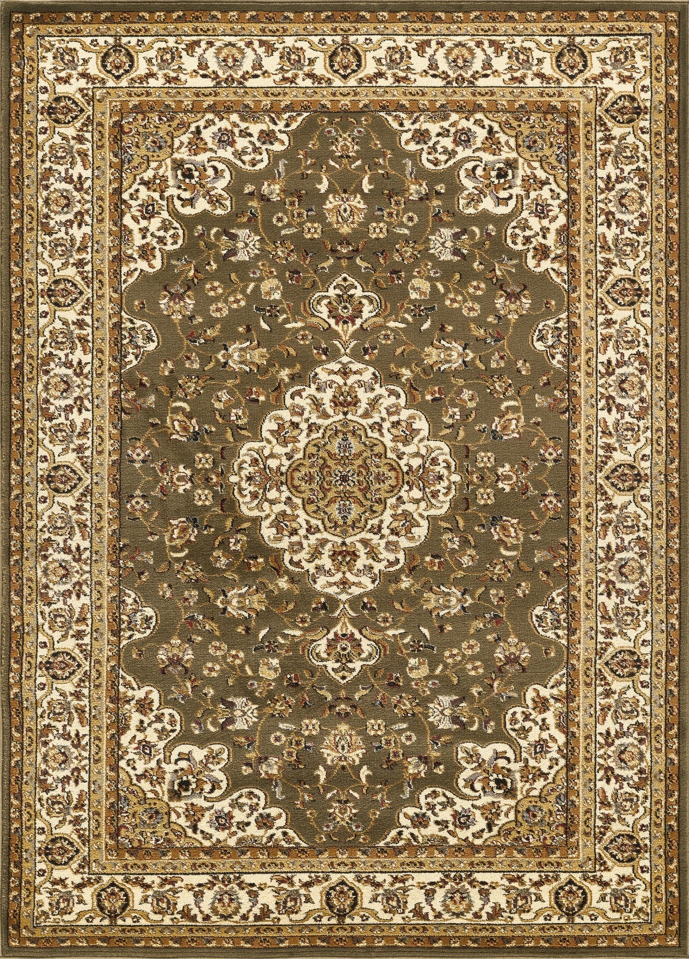 Classic GC_VIN5004 Green 10 ft. 6 in. x 14 ft. 6 in. Area Rug