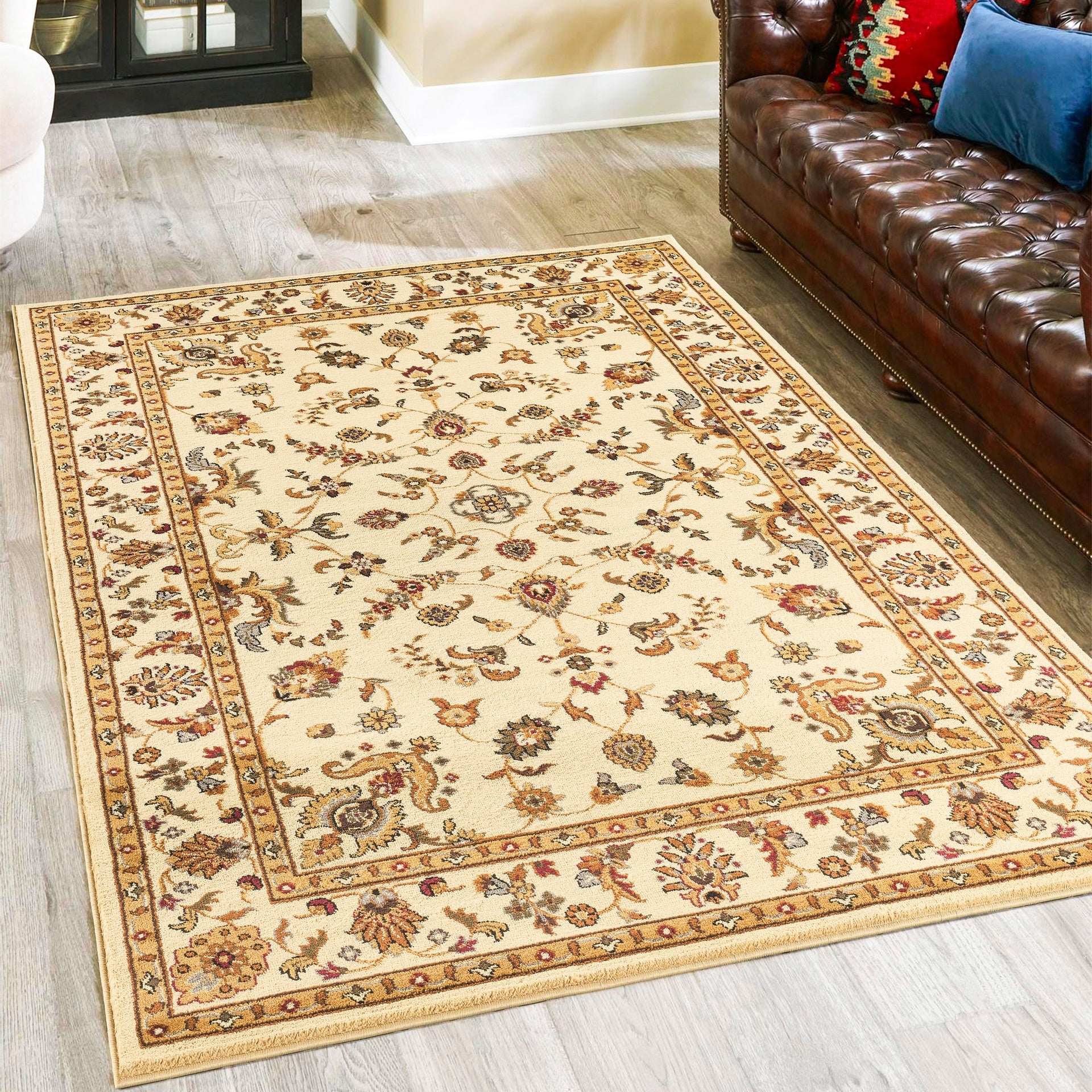Classic GC_VIN5005 Cream 10 ft. 6 in. x 14 ft. 6 in. Area Rug