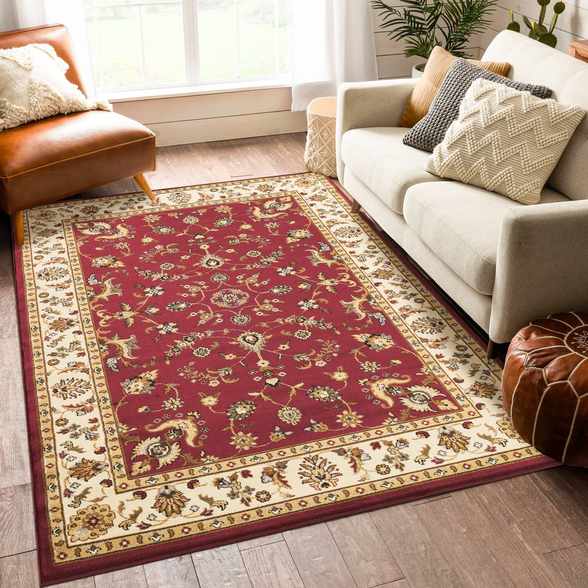 Classic GC_VIN5006 Red 10 ft. 6 in. x 14 ft. 6 in. Area Rug
