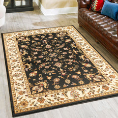 Classic GC_VIN5007 Black 10 ft. 6 in. x 14 ft. 6 in. Area Rug