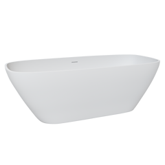 67" solid surface soaking bathtub
