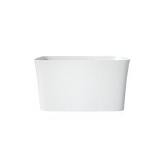 47" solid surface soaking bathtub