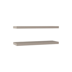 Ecco 31.5" Wide  Floating Shelves Set of 2, Shelves for Wall Decor for Bedroom, Bathroom Storage Shelves, Book Shelves for Living Room