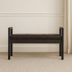 Solid Wood Gridline Bench