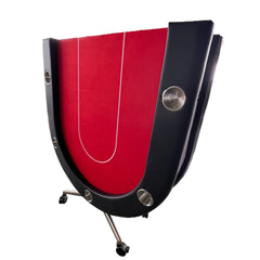 INO Design 94" Fodable Poker Table for 10 players, Red