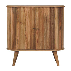 Soba Nordic Cabinet, 2 Shelves, Nordic Legs, Light Brown