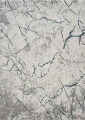 Geometrix GC_DIM1007 Gray 5 ft. 3 in. x 7 ft. 3 in. Area Rug