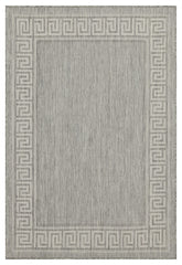 Sunshine GC_HAR2003 Silver 7 ft. 10 in. x 10 ft. 3 in. Indoor/Outdoor Area Rug