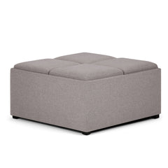 Avalon Square Coffee Table Storage Ottoman