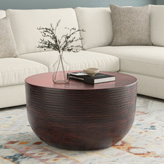 Johnsen Metal Coffee Table in Oil Rubbed Bronze