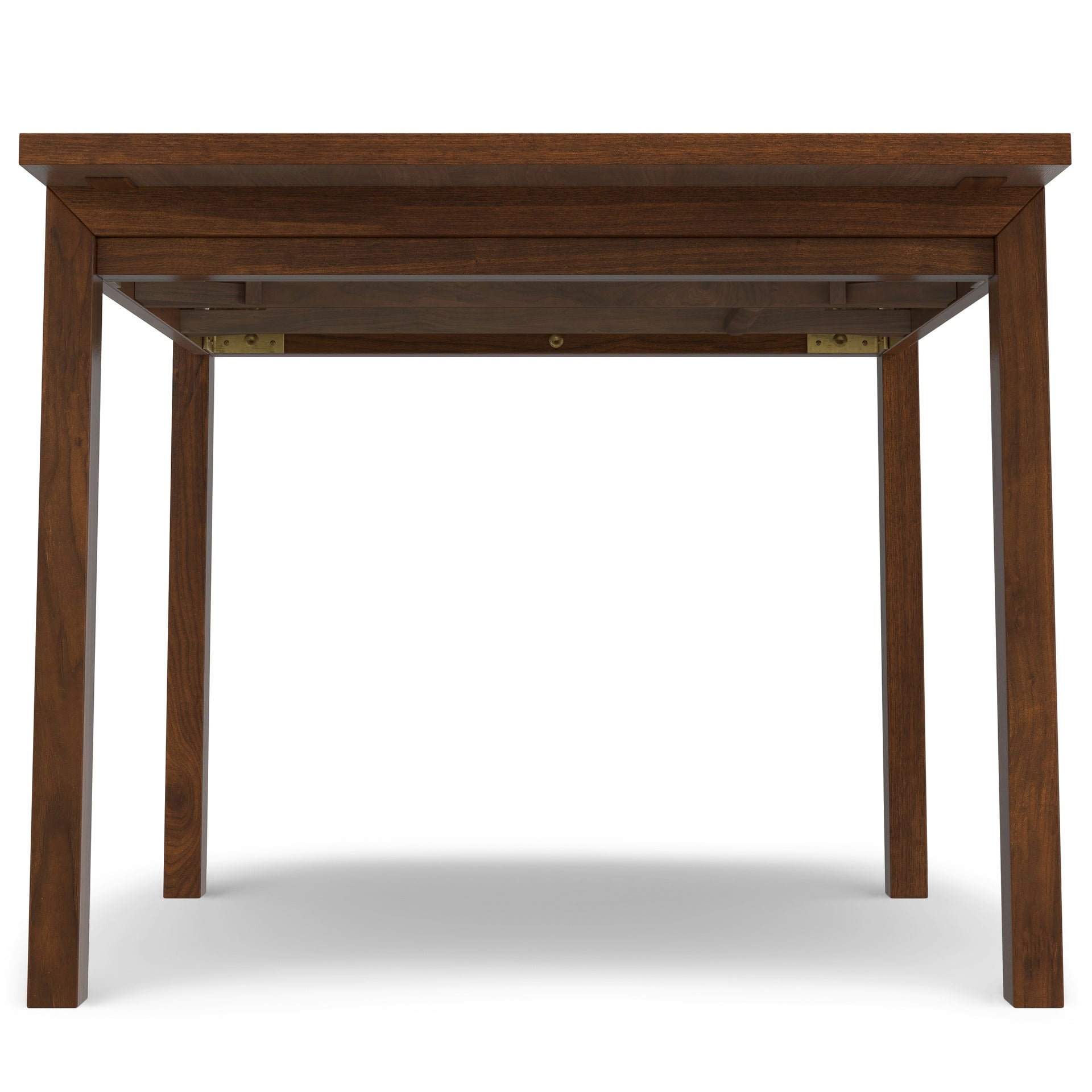 Wilson 60-76 inch x 36 inch Rectangle Transitional Extendable Dining Table in Walnut Veneer