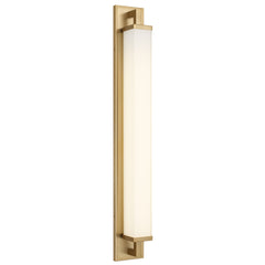 34-Inches Antique Brass Integrated LED  Bathroom Vanity Light Bar