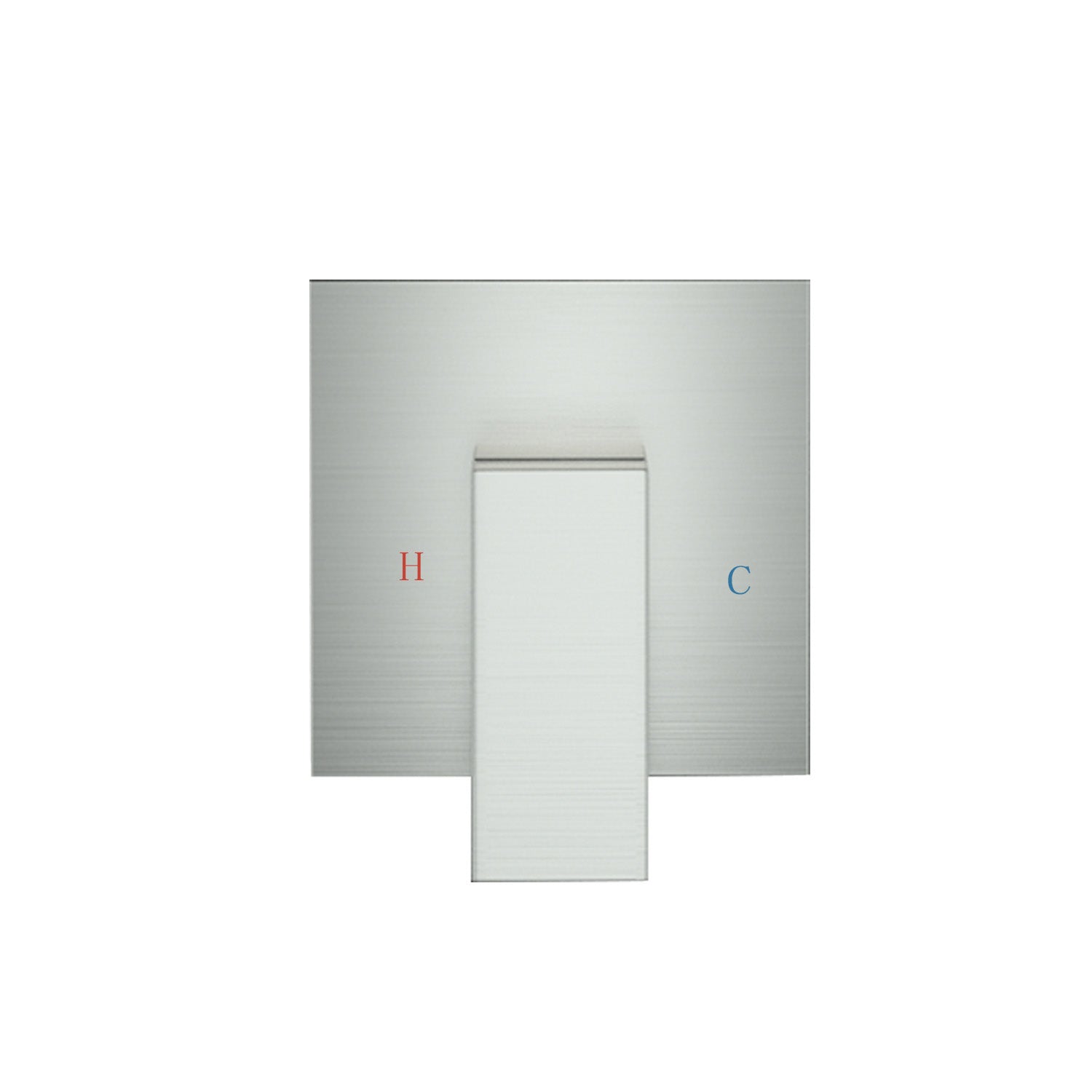Wall Mounted Shower Faucet in Brushed nickel (Valve Included)