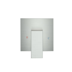 Wall Mounted Shower Faucet in Brushed nickel (Valve Included)