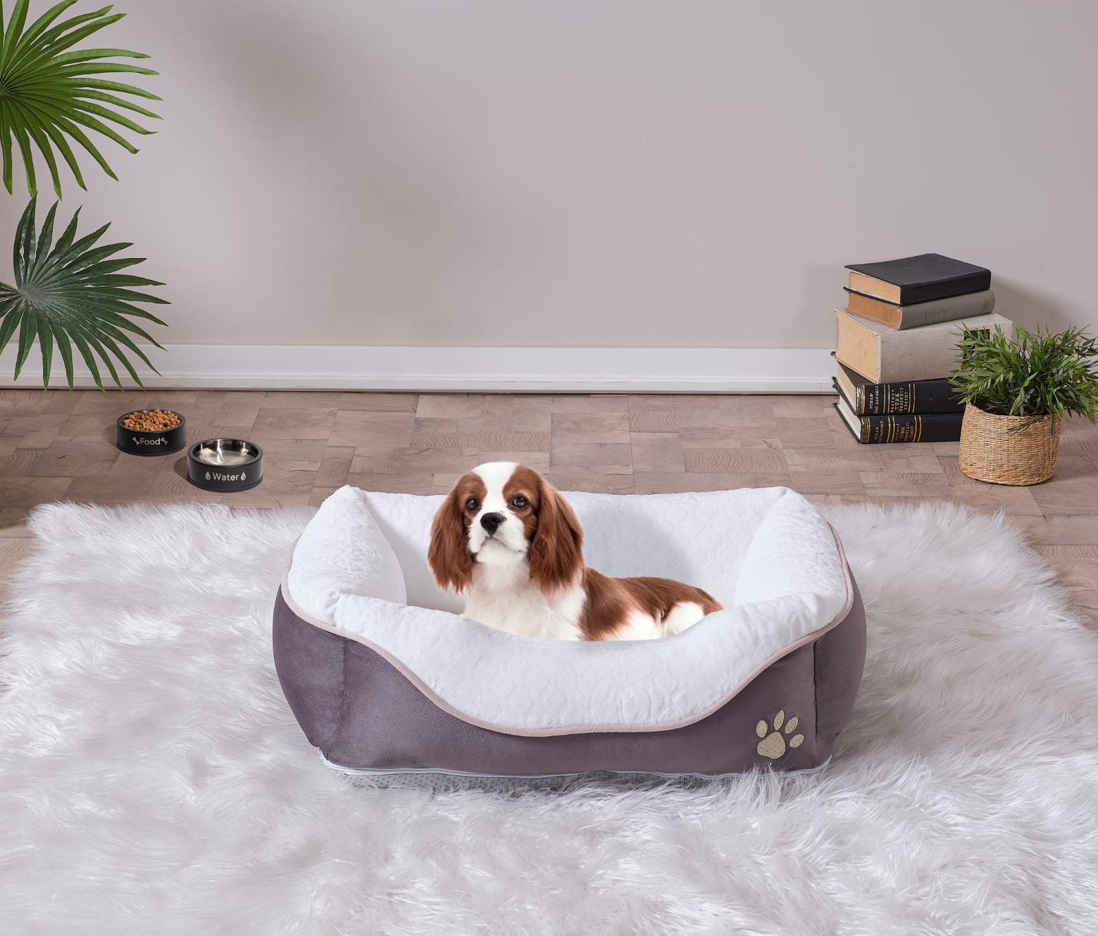 Lina Pet Bed, Anthracite Pet Bed , X Large Size 31'' x 41''