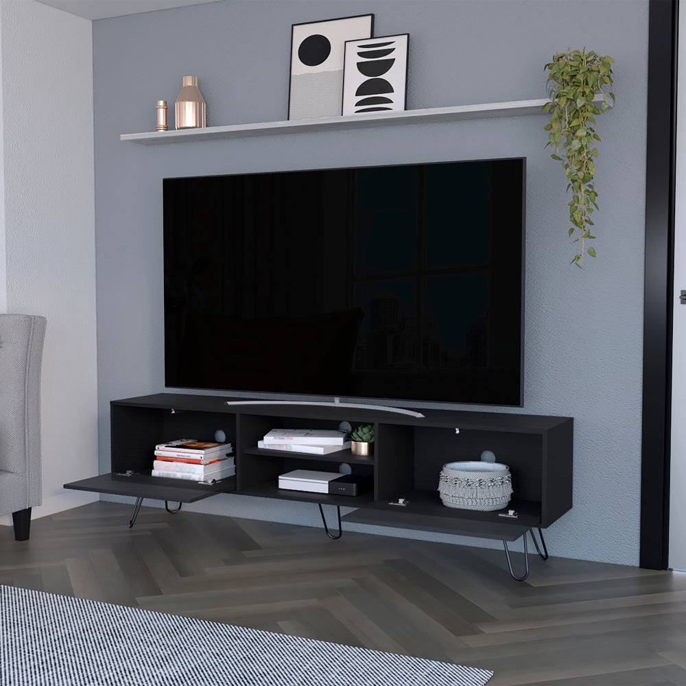 Tv Stand Franklin, Living Room, Black