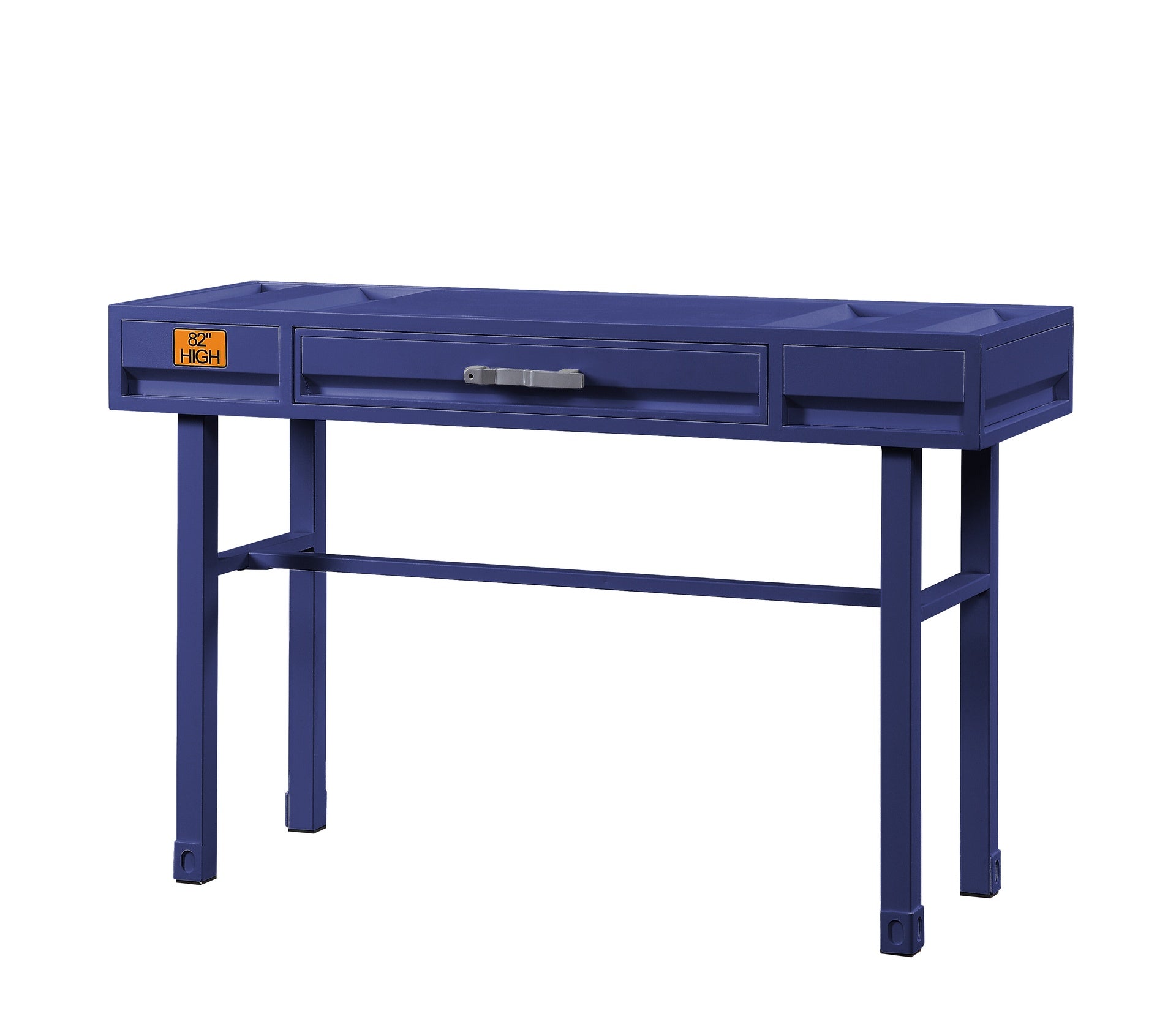 Cargo Blue Finish Vanity Desk