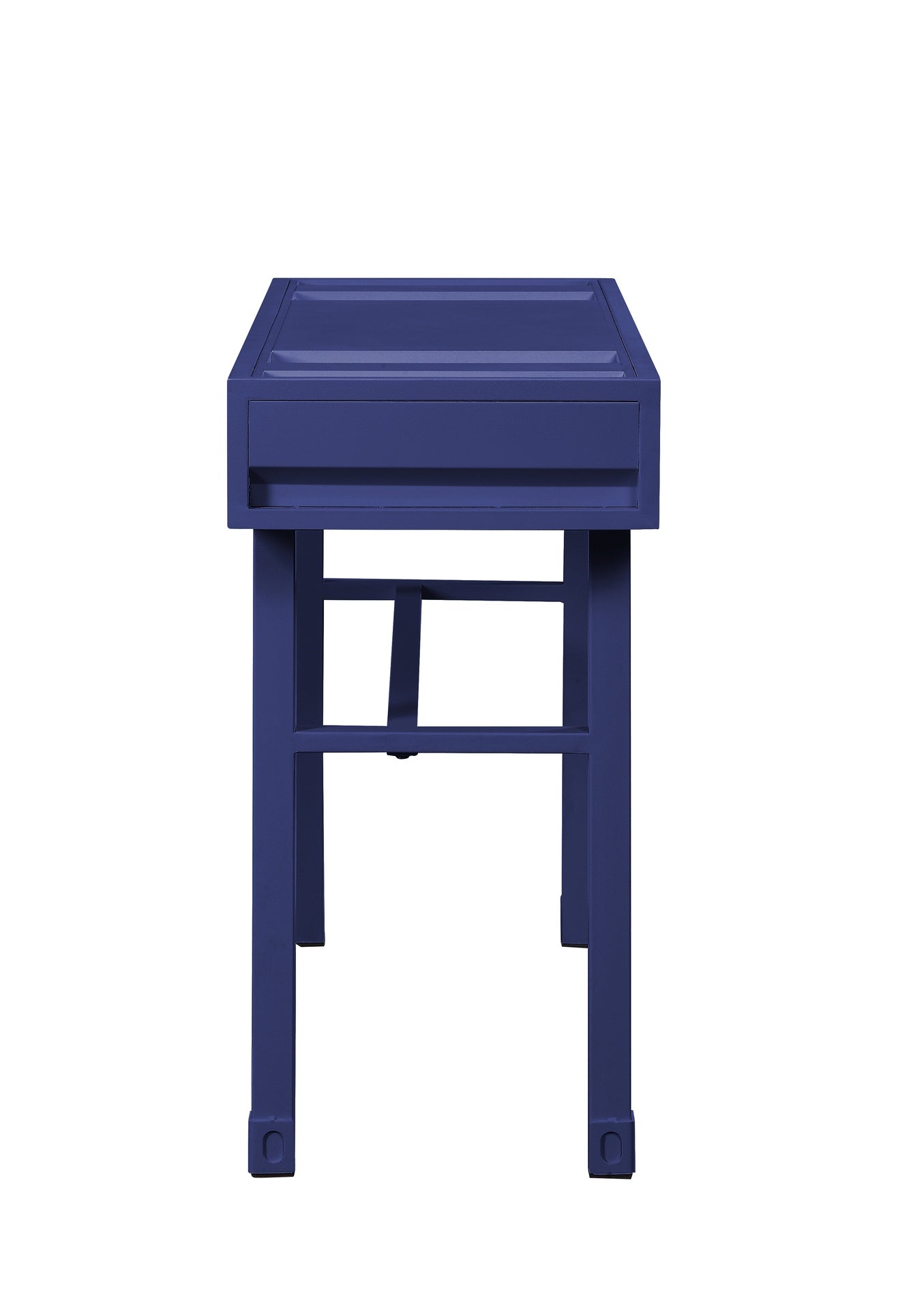Cargo Blue Finish Vanity Desk