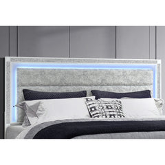 Soulmarie White Queen Bed