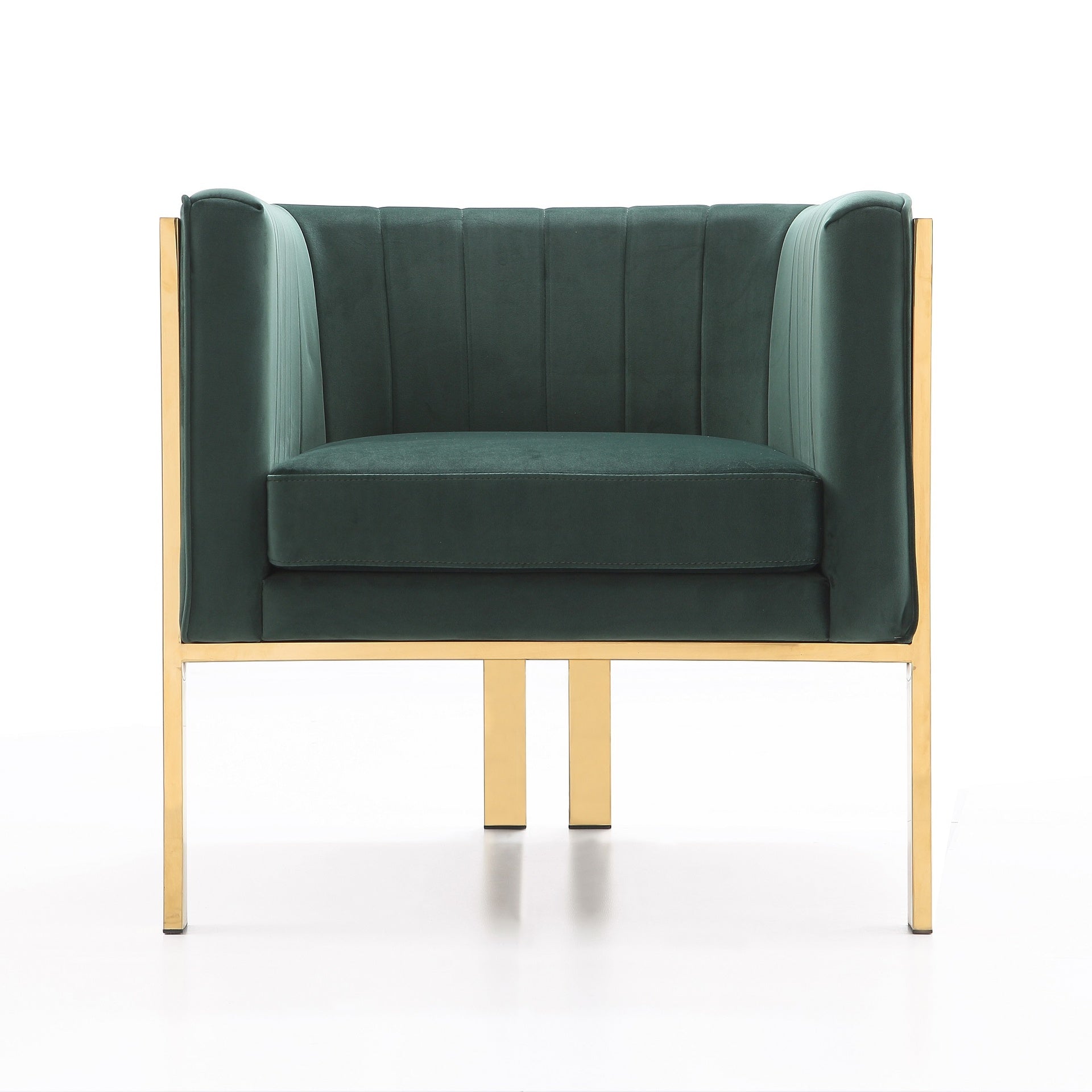 Lounge Chair in Forest Green