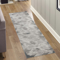 Geometrix GC_DIM1012 Gray 2 ft. 7 in. x 9 ft. 10 in. Area Rug