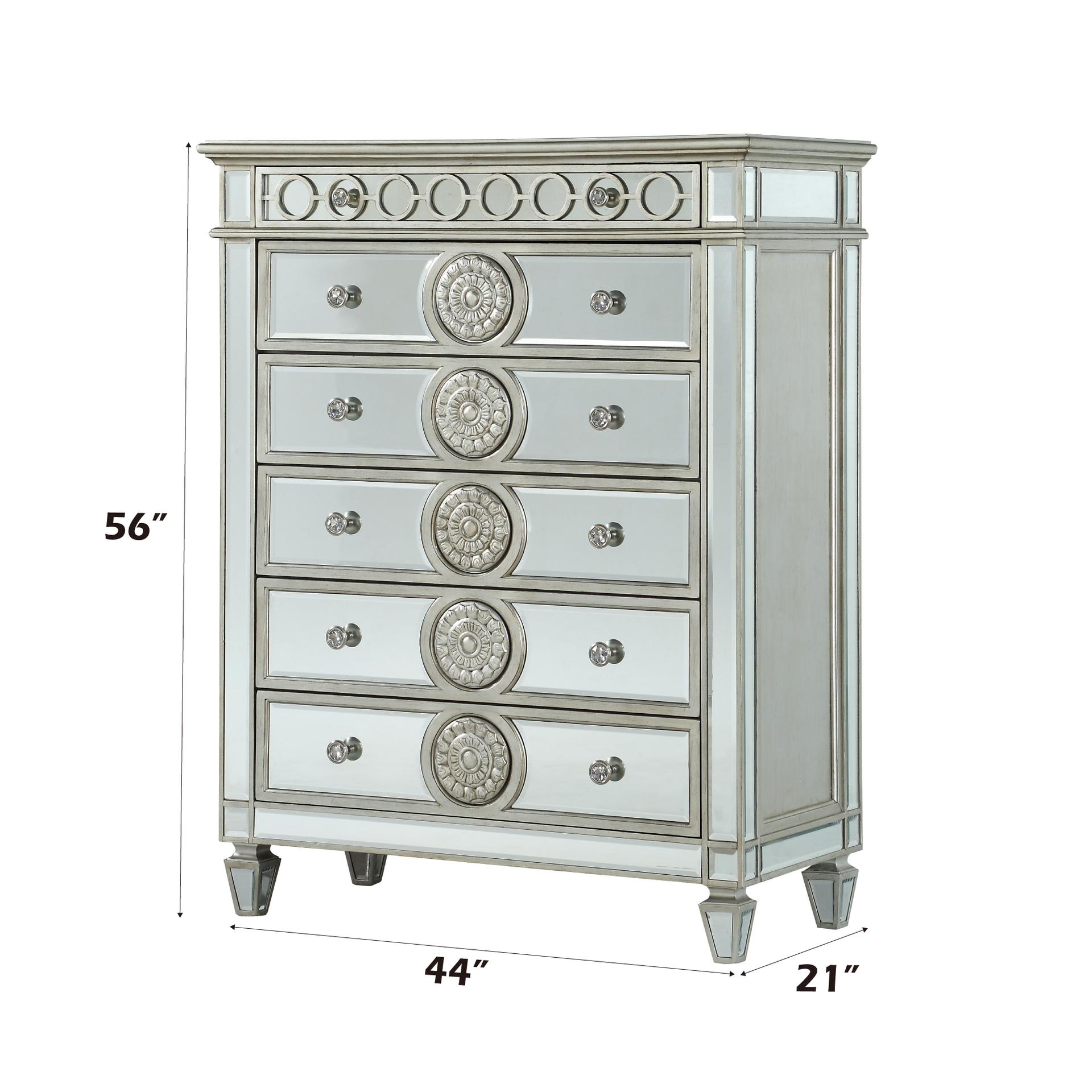 Varian Mirrored Finish Chest