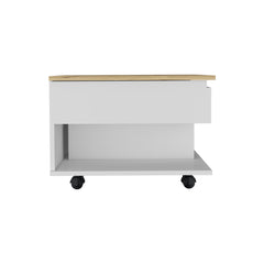 Luanda Lift Top Coffee Table, Casters, One Shelf