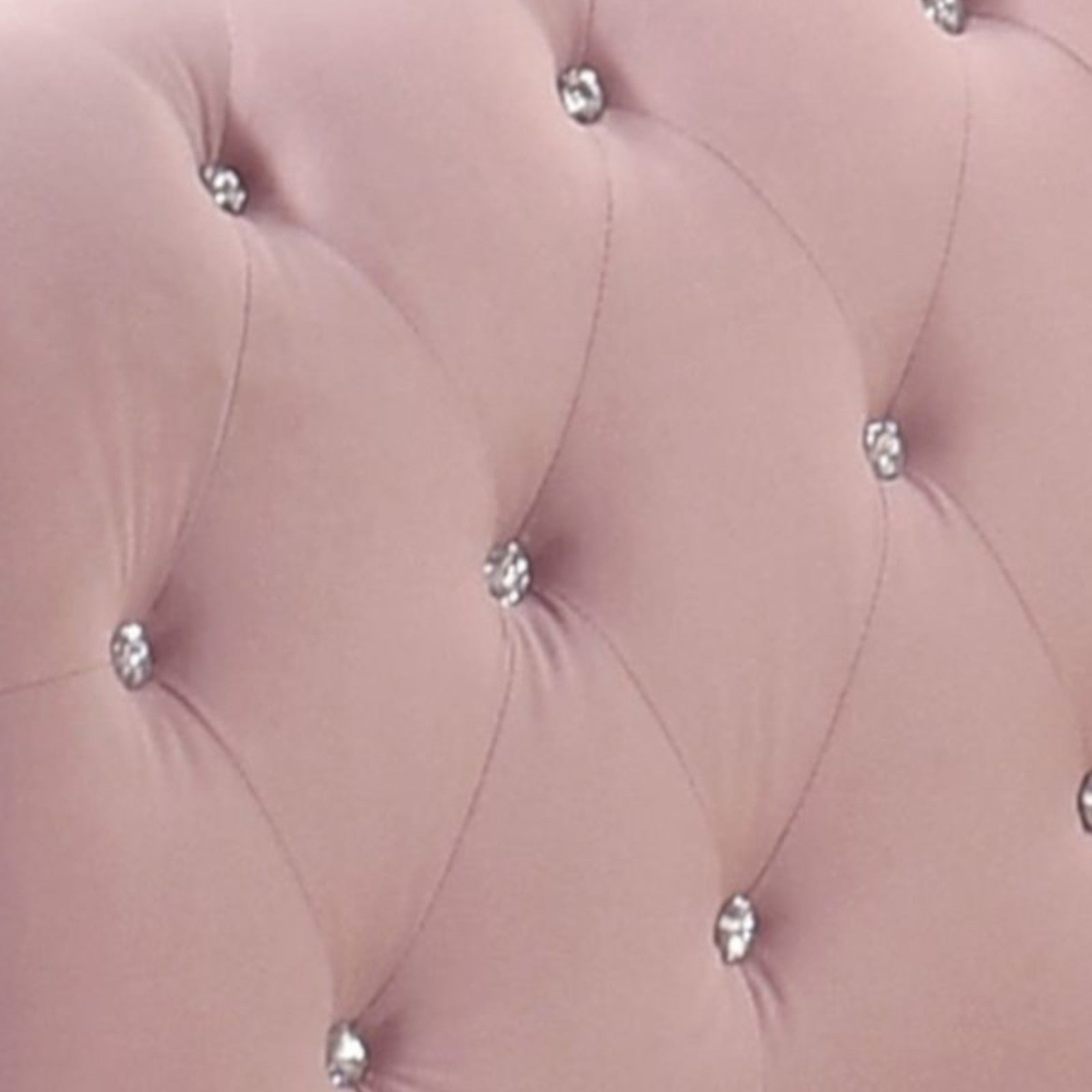 Adkins Pink Velvet Daybed W/Trundle (Twin)
