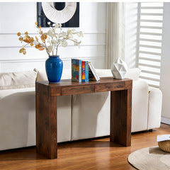 4-piece velvet bar chair combination, paired with walnut wood grain bar table, including storage function, suitable for restaurants and cafes