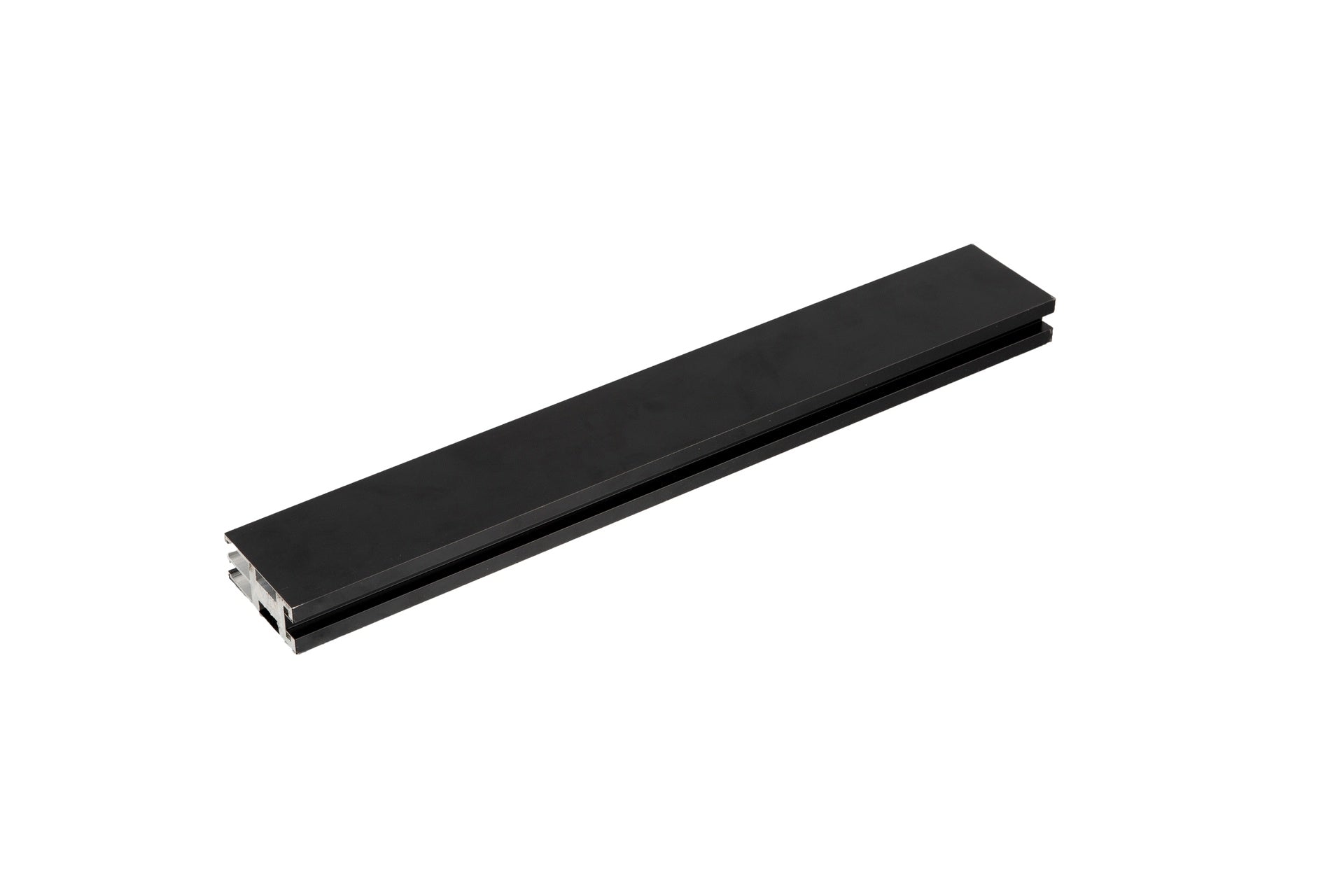 Top Rail Only, Stainless Steel Top Track with Buffer for Shower Door, 24D02P03-T60MBX