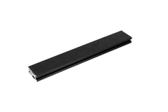 Top Rail Only, Stainless Steel Top Track with Buffer for Shower Door, 24D02P03-T60MBX