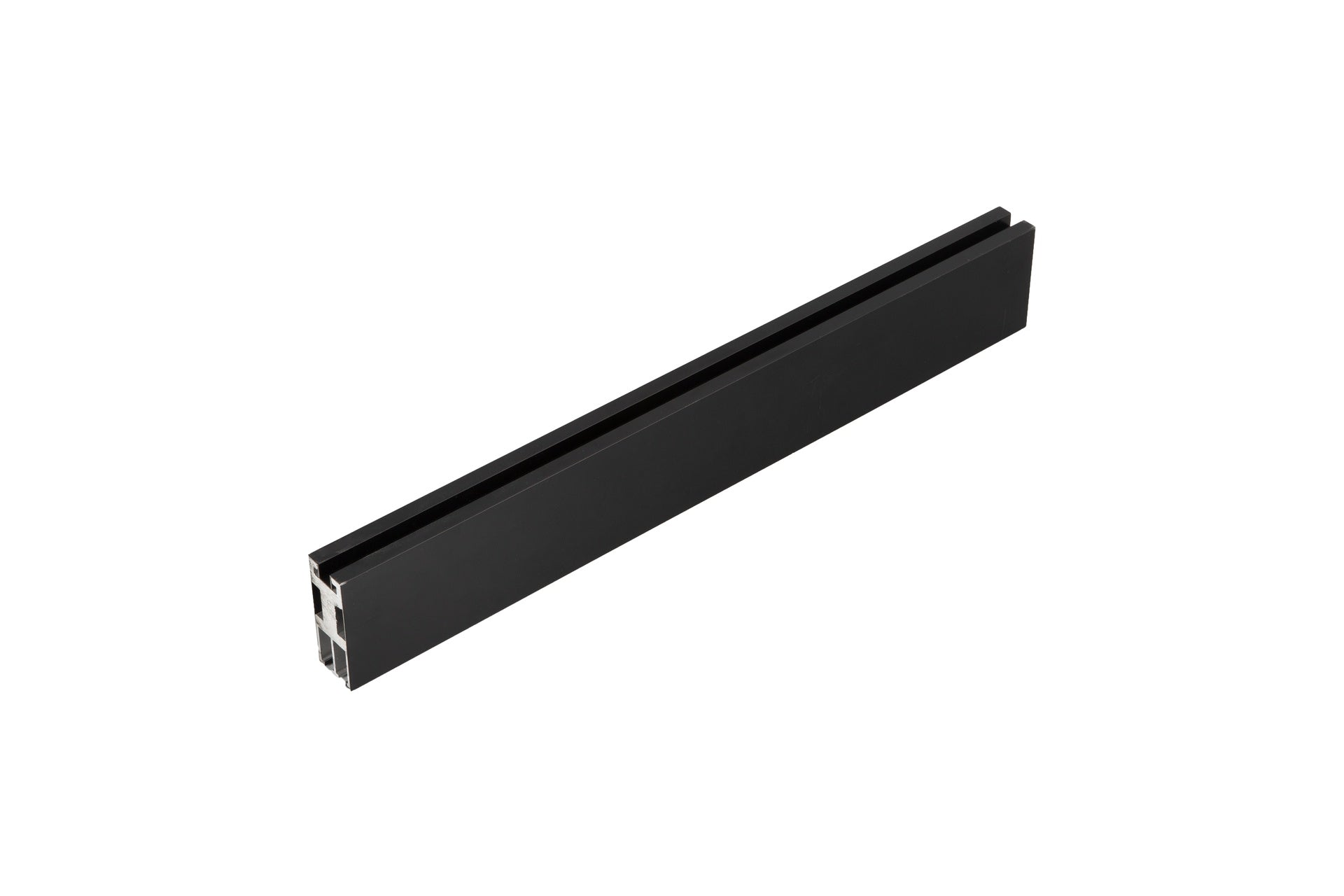 Top Rail Only, Stainless Steel Top Track with Buffer for Shower Door, 24D02P03-T60MBX