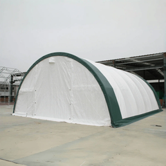 Single Truss Arch Storage Shelter W30'xL40'xH15' 11oz PE