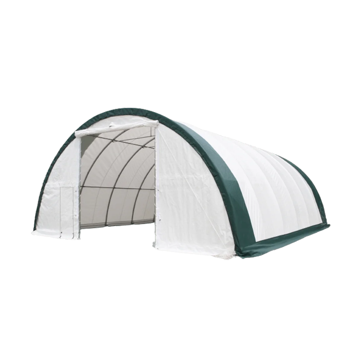 Single Truss Arch Storage Shelter W30'xL40'xH15' 11oz PE