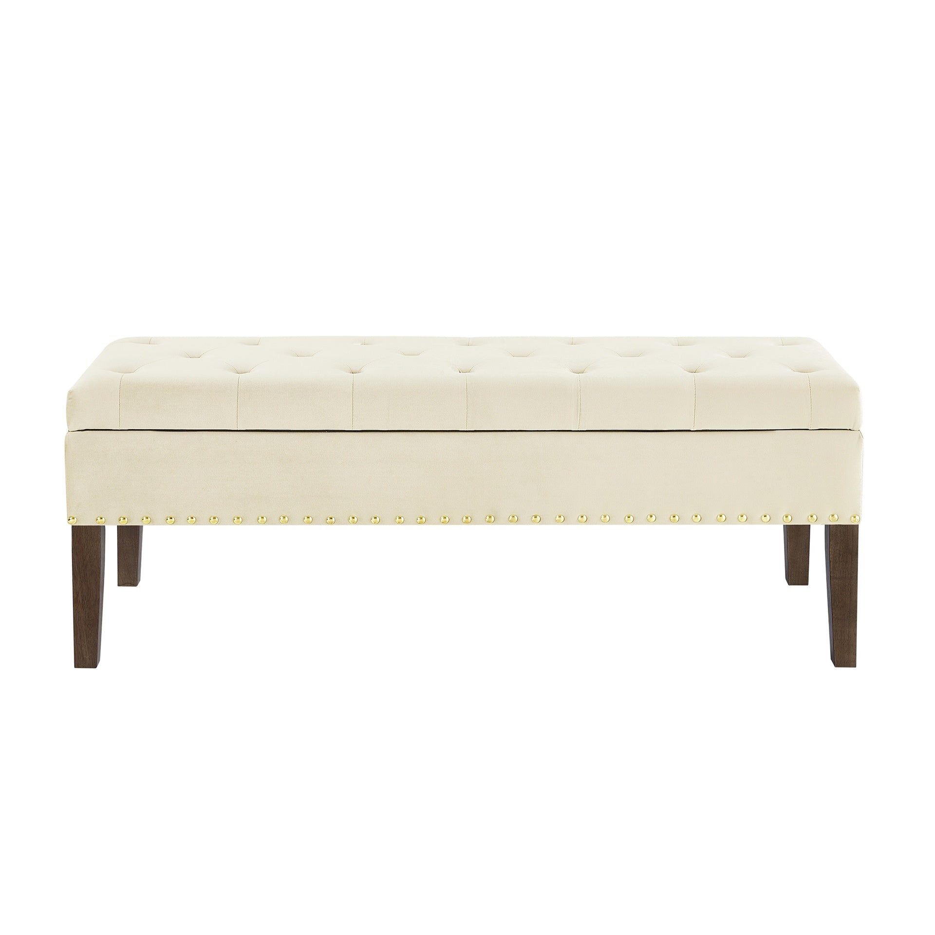 Tufted Bench with Storage