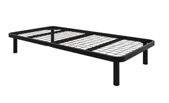 Metal Folding Bed Frame with Foam Mattress of Pockets, Easy Storage and Movable with 4 Castors