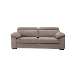 2-Seater Sofa Bed, Mid-Century Modern Couch, Convertible Queen Size Sleeper Sofa with Wooden Frame & Polyester Upholstery, Pull-Out Design, 300 lbs Capacity - Space Saving for Living Room, Gray