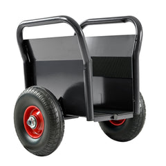 Heavy Duty Panel Dolly, Slab Dolly, Two Nice Handles, 10" Solid Rubber Tires, Super Weight 1000 LBS, All-Terrain Movement for Heavy Drywall Sheet & Door Material (Black)