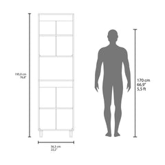 Kitchen Pantry, 4 Doors, 4 Shelves