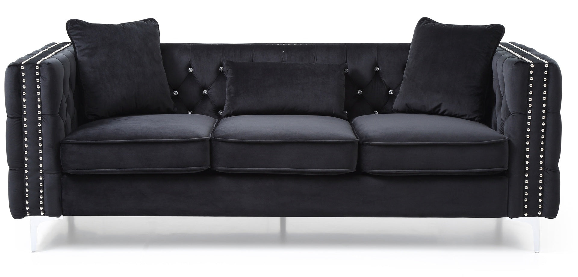 Paige G828A-S Sofa , BLACK