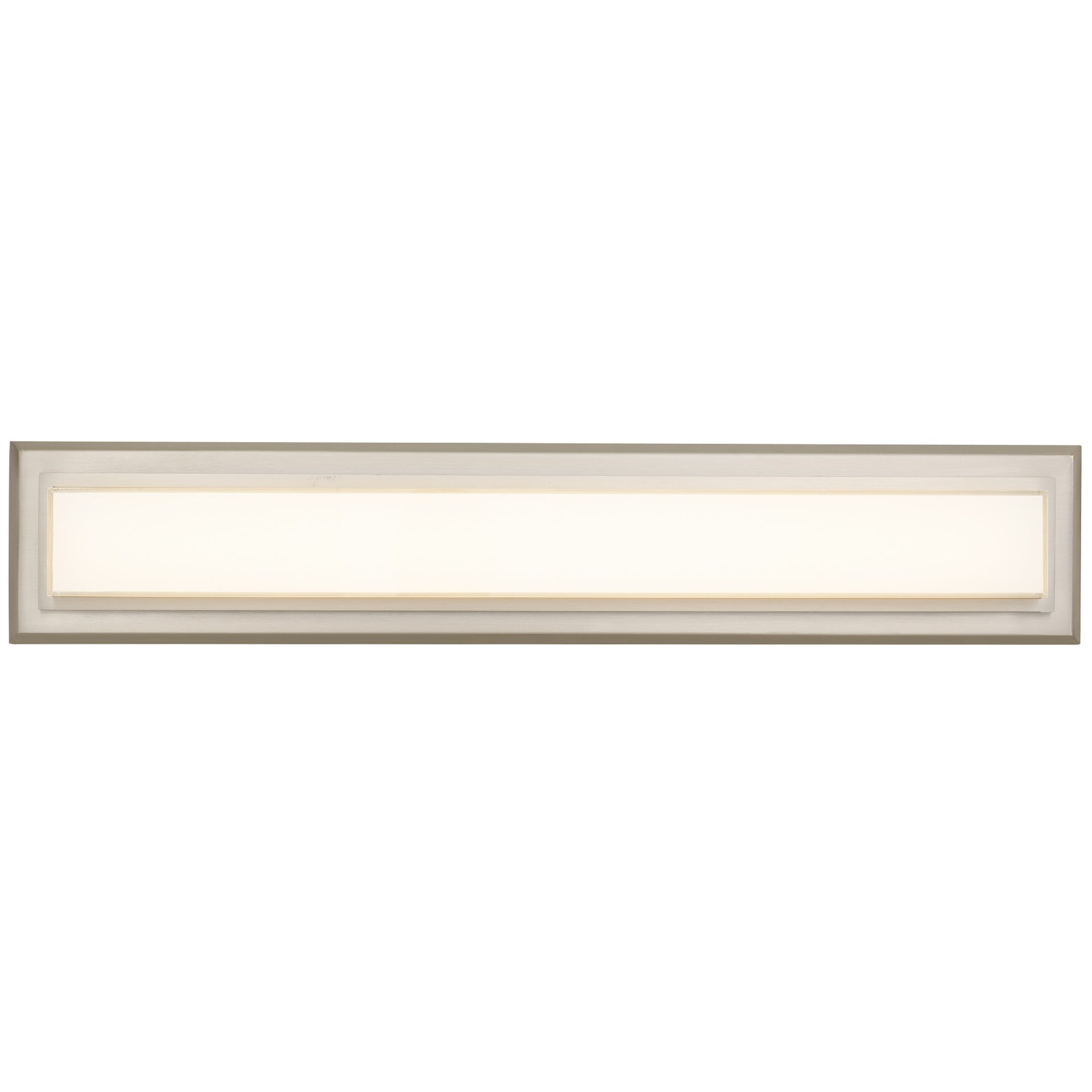 24-Inches Brushed Nickel Integrated LED Bathroom Vanity Light Bar